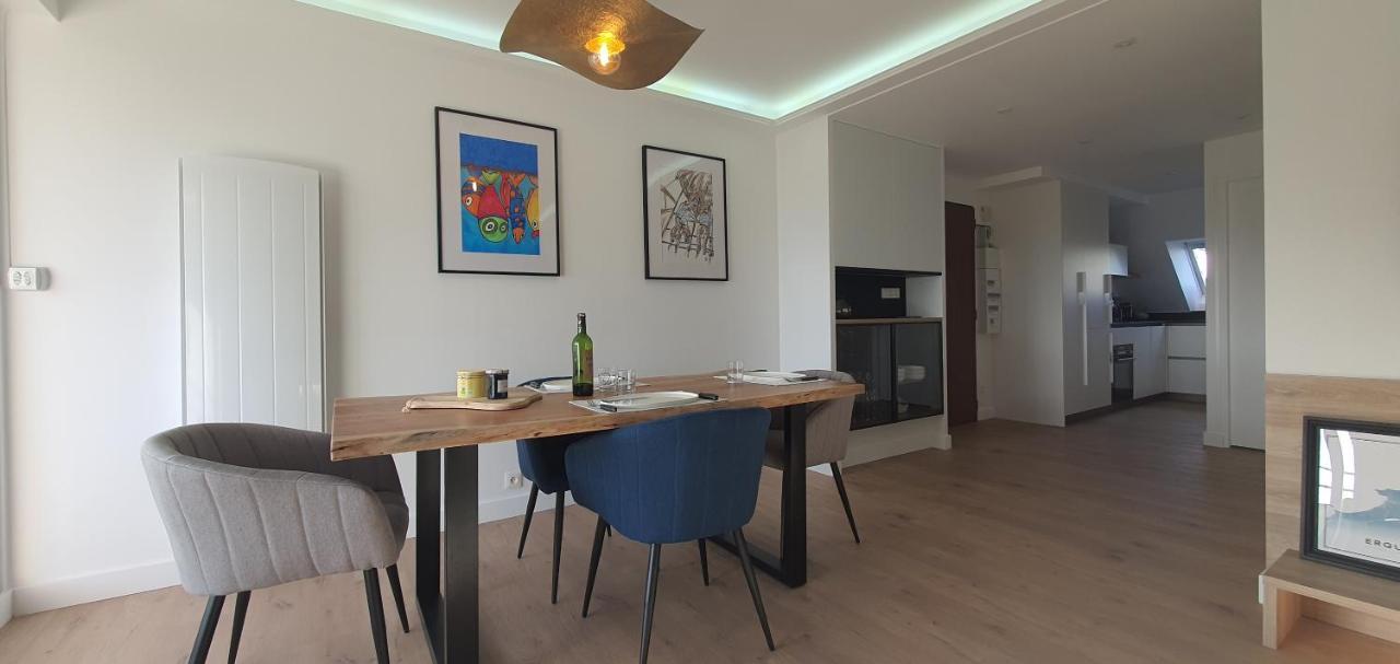Appartement Bretagne Vue Mer Exceptionnelle Sur Les Hauts D'Erquy Au Calme ! Et Au Pied Du Gr34 エクステリア 写真