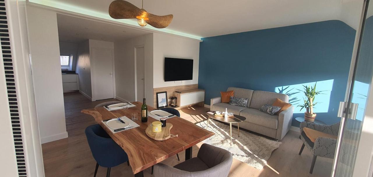 Appartement Bretagne Vue Mer Exceptionnelle Sur Les Hauts D'Erquy Au Calme ! Et Au Pied Du Gr34 エクステリア 写真