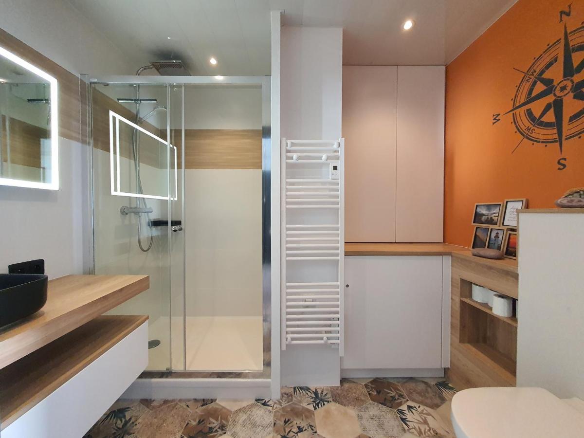 Appartement Bretagne Vue Mer Exceptionnelle Sur Les Hauts D'Erquy Au Calme ! Et Au Pied Du Gr34 エクステリア 写真