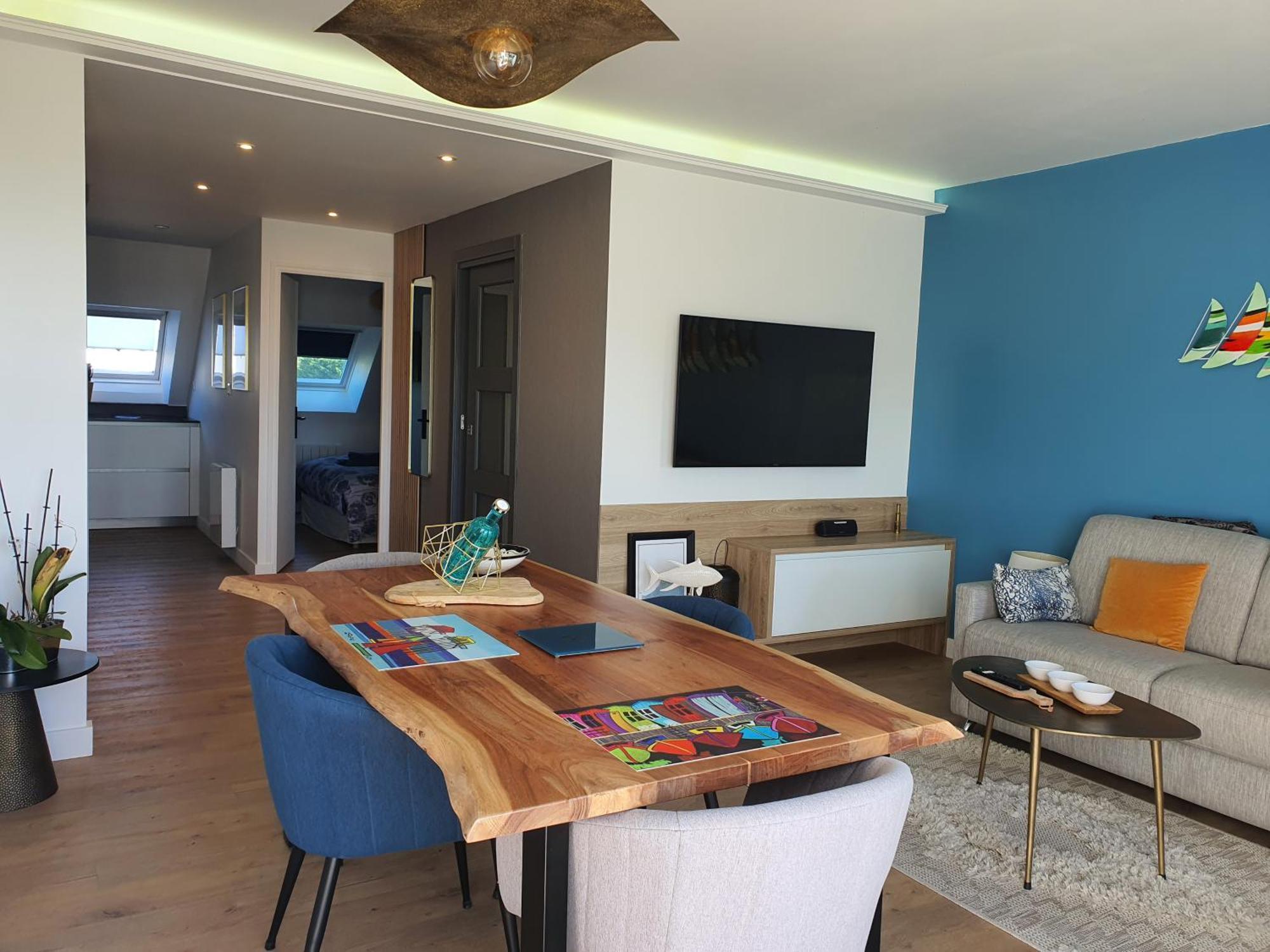 Appartement Bretagne Vue Mer Exceptionnelle Sur Les Hauts D'Erquy Au Calme ! Et Au Pied Du Gr34 エクステリア 写真